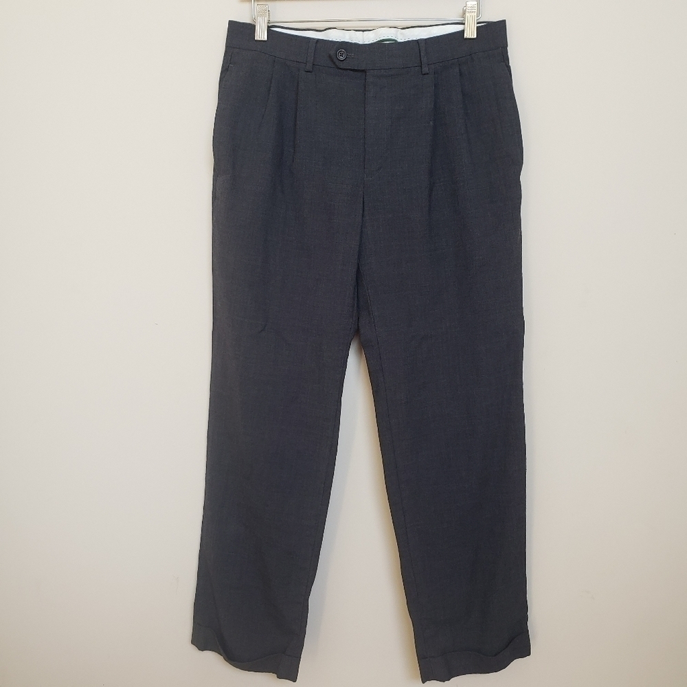 LAUREN RALPH LAUREN Dark Grey Wool Pants POF5V